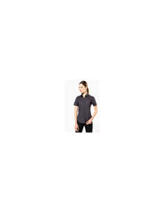 LADIES' SHORT-SLEEVED COTTON POPLIN SHIRT