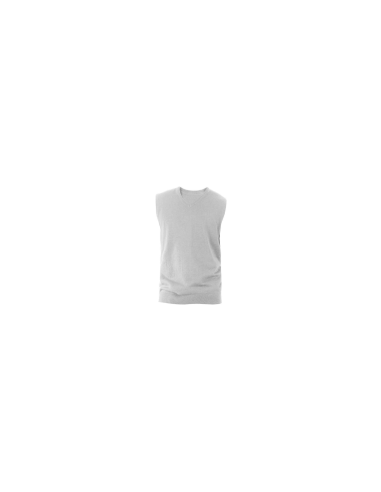 MEN'S SLEEVELESS V-NECK JUMPER