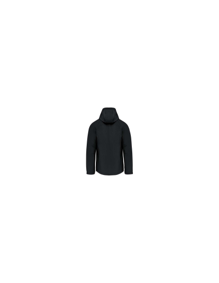 MEN'S DETACHABLE HOODED SOFTSHELL JACKET