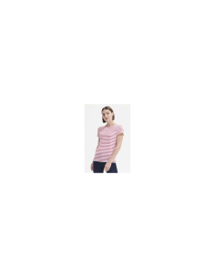 SOL'S MILES WOMEN - ROUND NECK STRIPED T-SHIRT