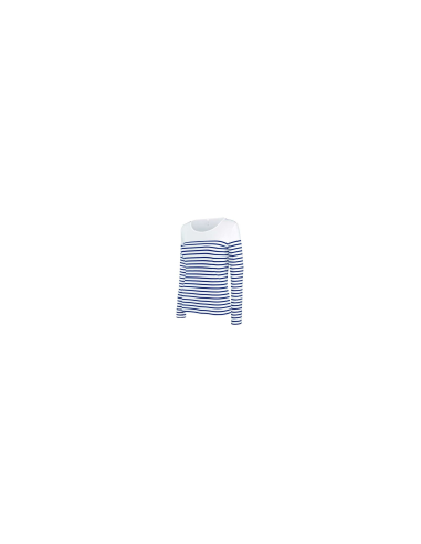 LADIES’ LONG-SLEEVED BRETON STRIPE TOP