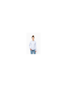 LADIES’ LONG-SLEEVED COTTON POPLIN SHIRT