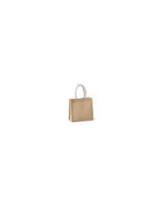 JUTE CANVAS TOTE - SMALL