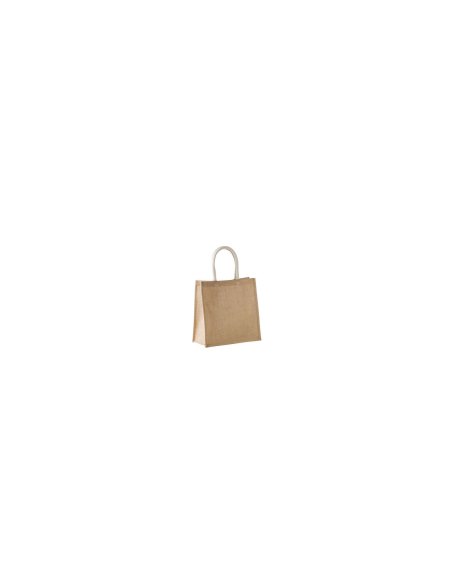 JUTE CANVAS TOTE - LARGE