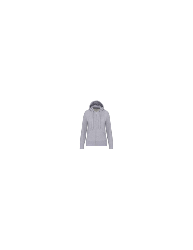 LADIES' FULL ZIP HOODED SWEATSHIRT