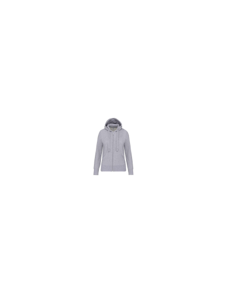 LADIES' FULL ZIP HOODED SWEATSHIRT