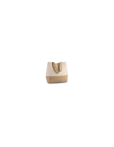 CANVAS & JUTE HOLD-ALL SHOPPER BAG