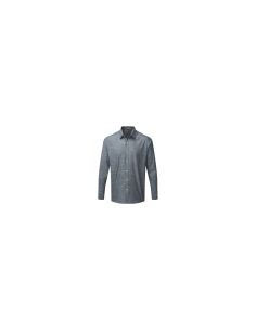 MEN'S COTTON SLUB CHAMBRAY LONG SLEEVE SHIRT