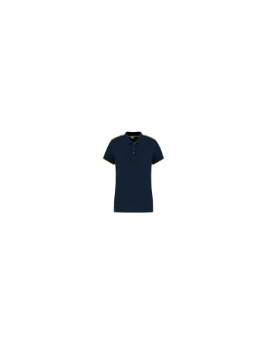 LADIES' SHORT-SLEEVED CONTRASTING DAYTODAY POLO SHIRT