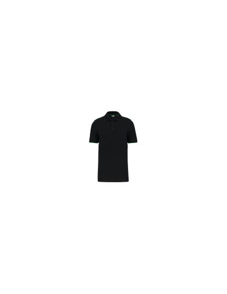 MEN'S SHORT-SLEEVED CONTRASTING DAYTODAY POLO SHIRT