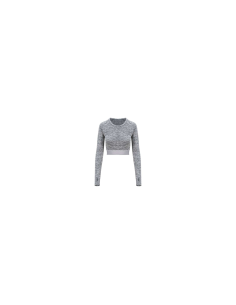 WOMEN'S LONG SLEEVE CROP T