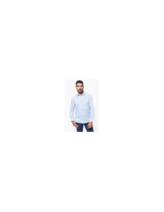 MEN LONG-SLEEVED EASY CARE SHIRT WITHOUT POCKET