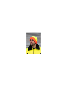 TWO-TONE KNITTED HAT - METZ