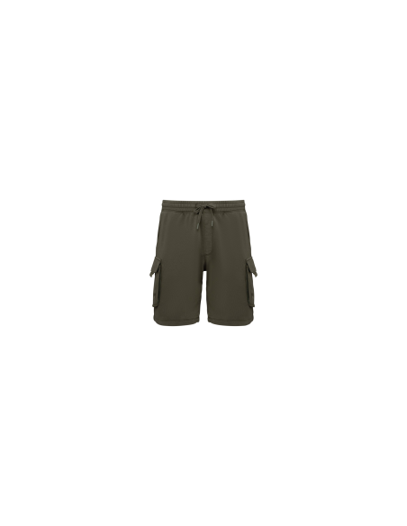 MEN’S FRENCH TERRY WASHED  EFFECT CARGO SHORTS