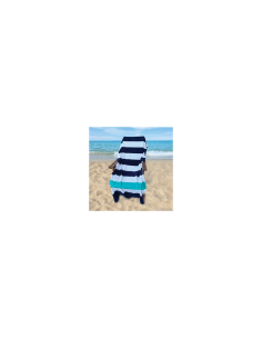 OLIMA „NAUTICAL STRIPE” BEACH VELOUR TOWEL