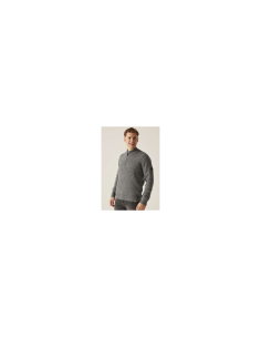 SOLOMON ZIP-NECK KNITTED PULLOVER