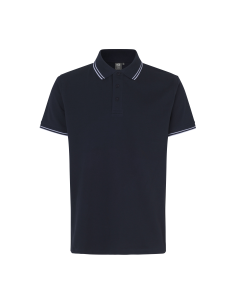 Kontrastowa koszulka polo | stretch