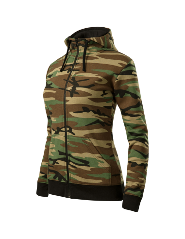 Bluza damska Camo Zipper
