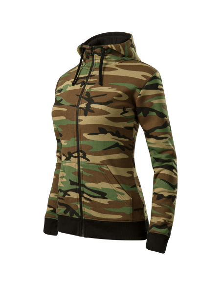 Bluza damska Camo Zipper