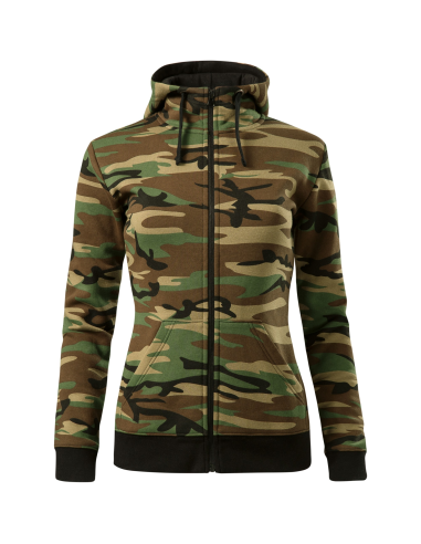 Bluza damska Camo Zipper
