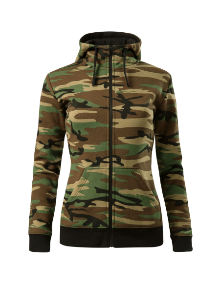 Bluza damska Camo Zipper
