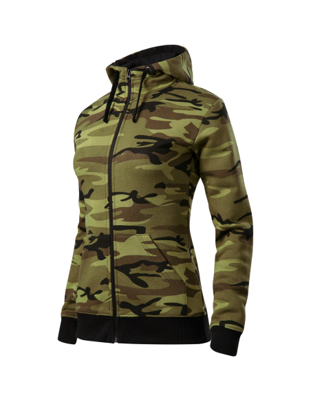 Bluza damska Camo Zipper