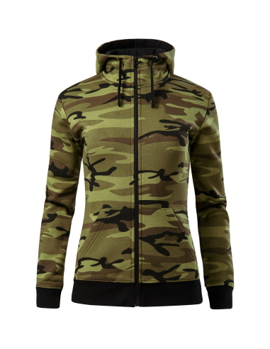 Bluza damska Camo Zipper