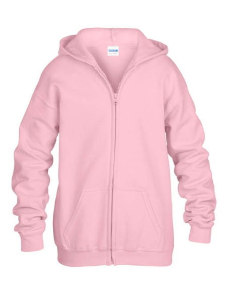 HEAVY BLEND™ YOUTH FULL ZIP HOODED SWEATSHIRT