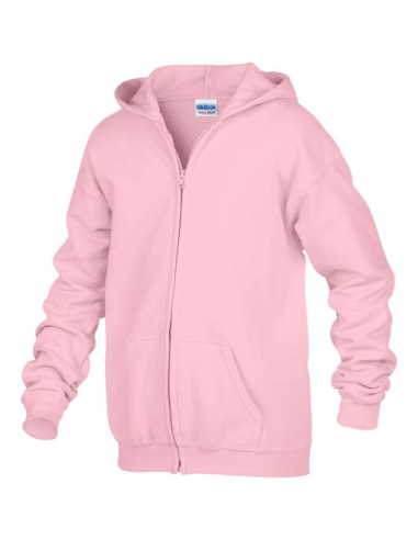 HEAVY BLEND™ YOUTH FULL ZIP HOODED SWEATSHIRT
