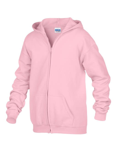 HEAVY BLEND™ YOUTH FULL ZIP HOODED SWEATSHIRT