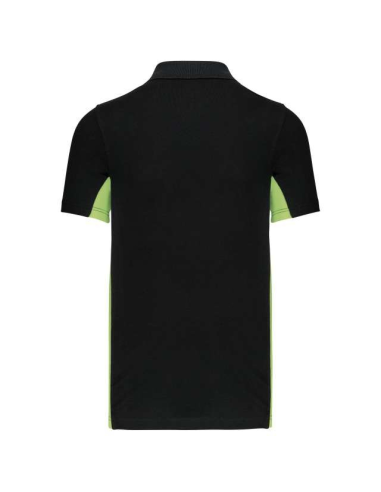 FLAG - SHORT-SLEEVED TWO-TONE POLO SHIRT