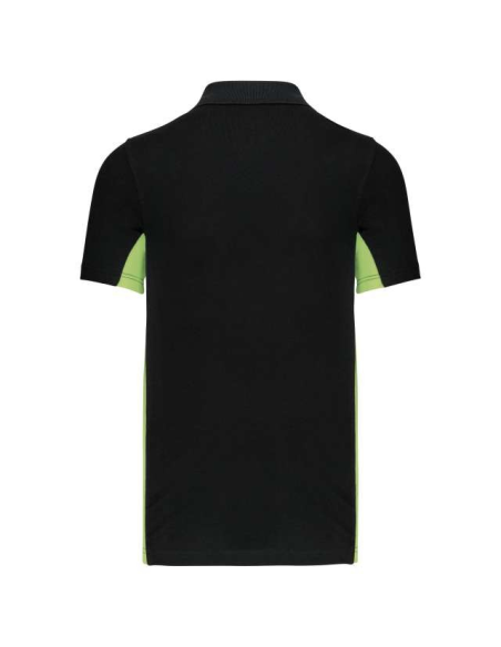 FLAG - SHORT-SLEEVED TWO-TONE POLO SHIRT