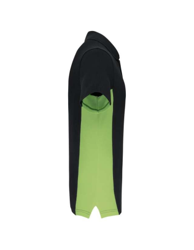 FLAG - SHORT-SLEEVED TWO-TONE POLO SHIRT