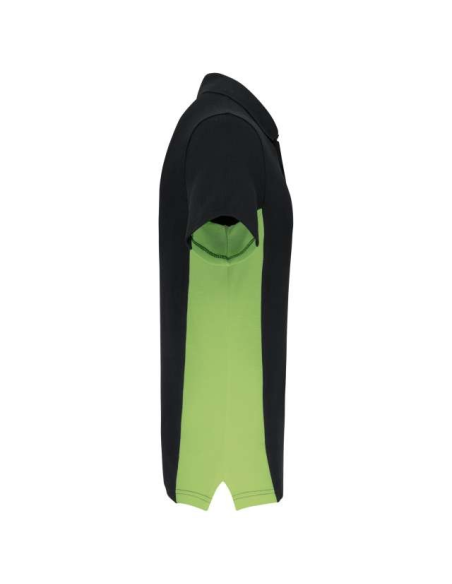 FLAG - SHORT-SLEEVED TWO-TONE POLO SHIRT