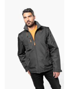 SCORE - DETACHABLE-SLEEVED BLOUSON JACKET