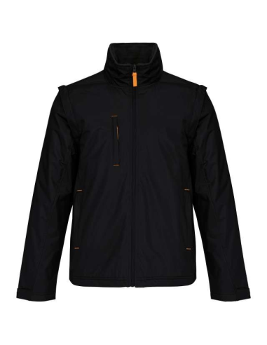 SCORE - DETACHABLE-SLEEVED BLOUSON JACKET