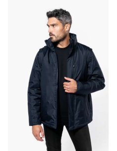 FACTORY - DETACHABLE-SLEEVED BLOUSON JACKET