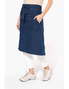 COTTON LONG APRON