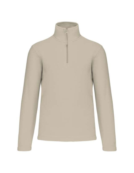 ENZO - ZIP NECK MICROFLEECE JACKET