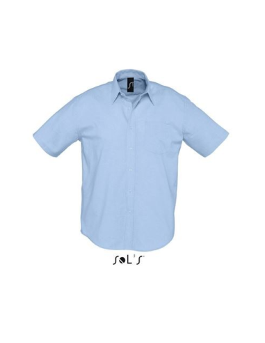SOL'S BRISBANE - SHORT SLEEVE OXFORD MEN'S SHIRT