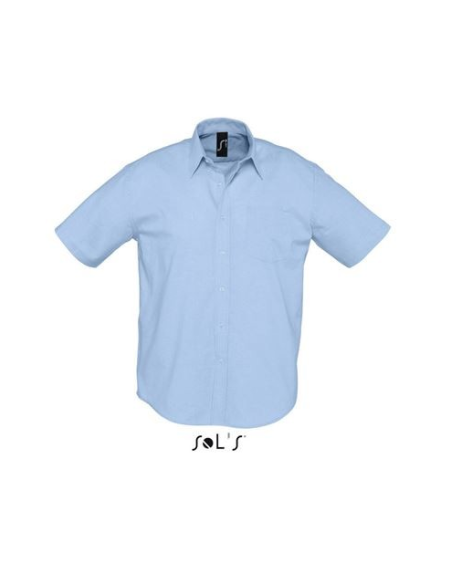 SOL'S BRISBANE - SHORT SLEEVE OXFORD MEN'S SHIRT