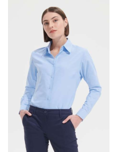 SOL'S EMBASSY - LONG SLEEVE OXFORD WOMEN'S SHIRT