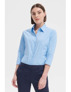 SOL'S EFFECT - 3/4 SLEEVE STRETCH WOMEN'S SHIRT