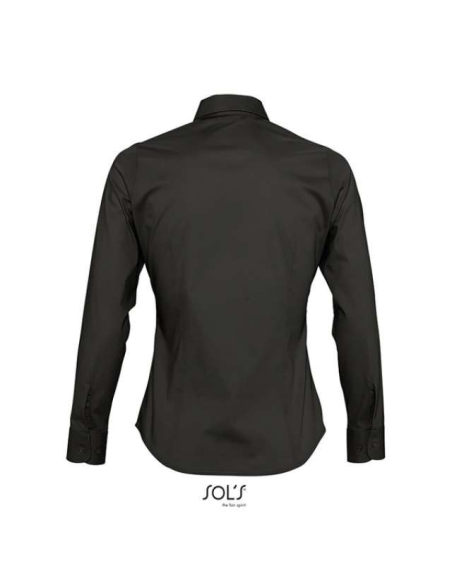 SOL'S EDEN - LONG SLEEVE STRETCH WOMEN'S SHIRT