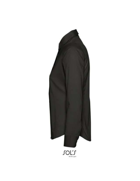 SOL'S EDEN - LONG SLEEVE STRETCH WOMEN'S SHIRT