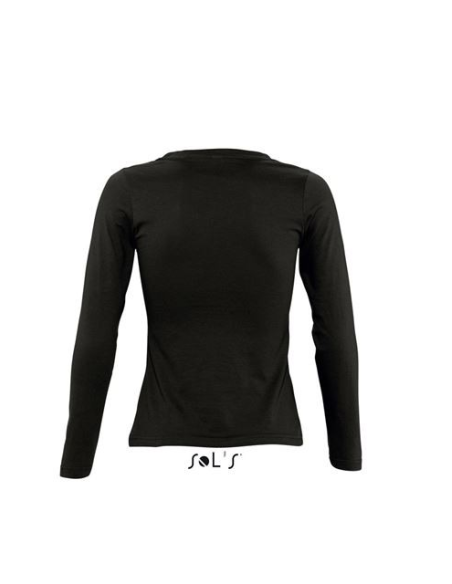 SOL'S MAJESTIC - WOMEN'S ROUND COLLAR LONG SLEEVE T-SHIRT