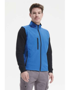 SOL'S RALLYE MEN - SLEEVELESS SOFTSHELL JACKET