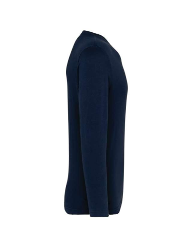 MEN'S LONG-SLEEVED V-NECK T-SHIRT