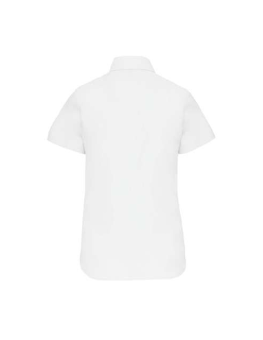 LADIES' SHORT-SLEEVED OXFORD SHIRT