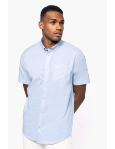 MEN'S SHORT-SLEEVED OXFORD SHIRT